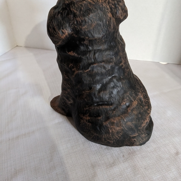 VTG ceramic rottweiler sitting puppy dog figurine statue 9 inch - Picture 7 of 9
